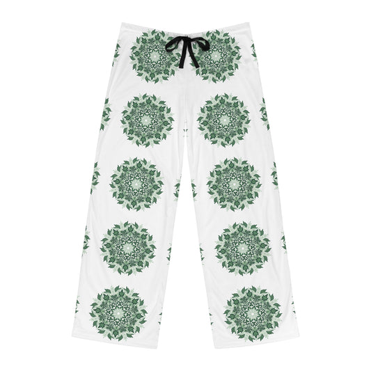 Green Mandala Men's Pajama Pants – Relaxed Lounge Sleepwear