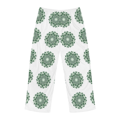 Green Mandala Men's Pajama Pants – Relaxed Lounge Sleepwear