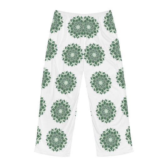 Green Mandala Men's Pajama Pants – Relaxed Lounge Sleepwear