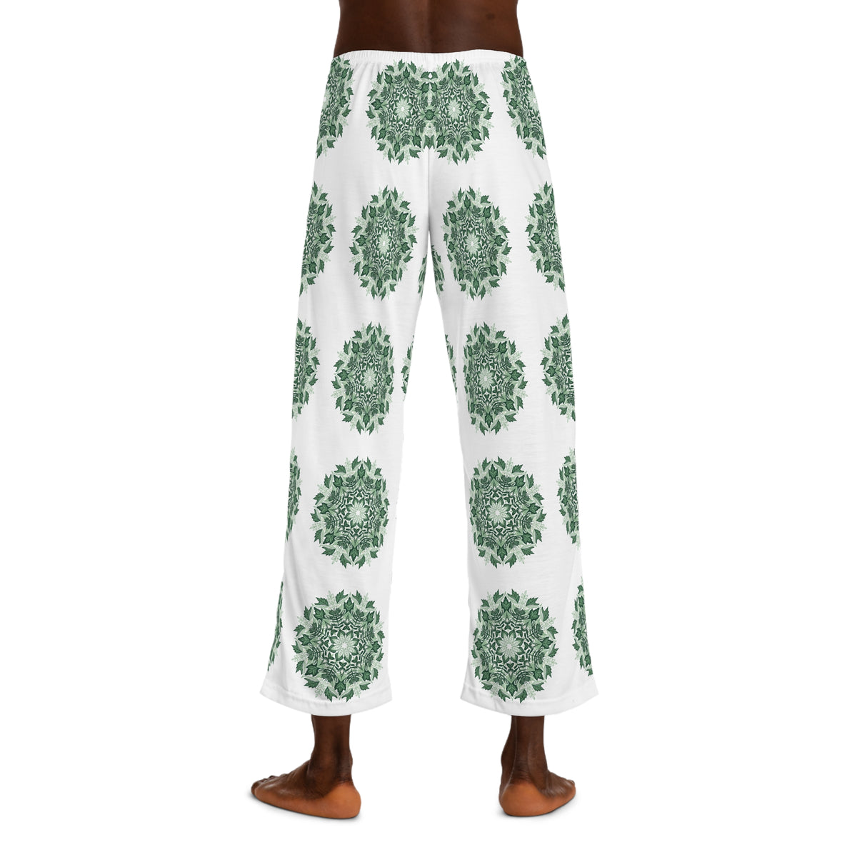 Green Mandala Men's Pajama Pants – Relaxed Lounge Sleepwear
