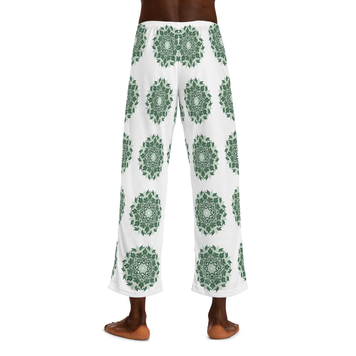 Green Mandala Men's Pajama Pants – Relaxed Lounge Sleepwear