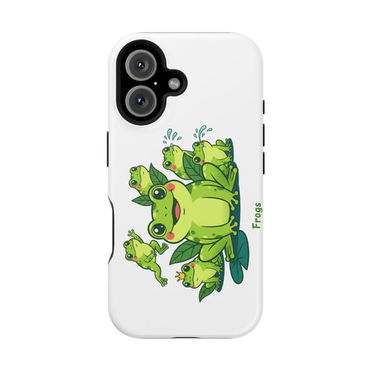 Frog Family Magnetic Impact-Resistant Phone Case