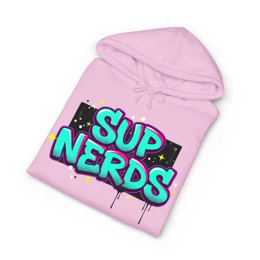 Sup Nerds Hoodie — Retro Graffiti Nerd Pride Pullover