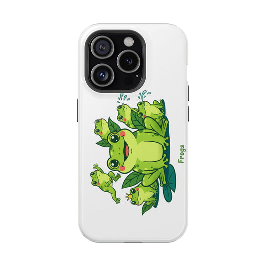 Frog Family Magnetic Impact-Resistant Phone Case