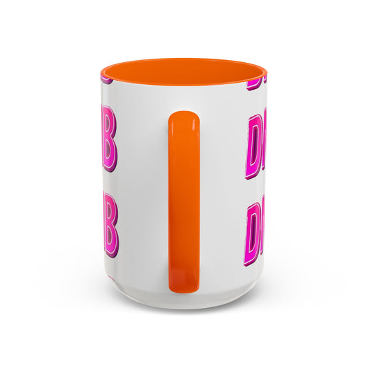 DNB Bold Pink Accent Coffee Mug — Drum & Bass Fan Gift (11/15 oz)