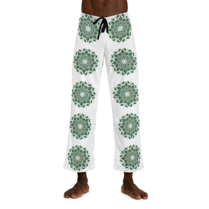 Green Mandala Men's Pajama Pants – Relaxed Lounge Sleepwear