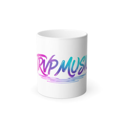Color Morphing Mug — 'TRVP MUSIC' Gradient Heat-Change Coffee Cup (11oz)
